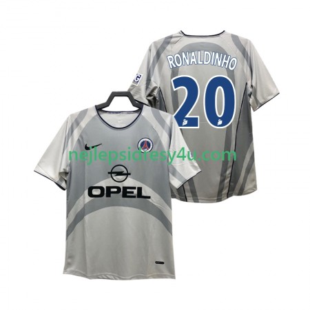 Fotbalový Dres Paris Saint-Germain RONALDINHO 20 2001 Retro Venkovní 2002